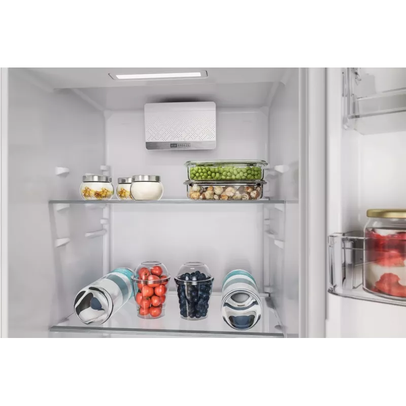 Whirlpool Refrigerator | WHSD18A013D1 | Energy efficiency class E | Built-in | Larder | Height 177 cm | Fridge net capacity 306 L | Display | 30 dB | Stainless steel