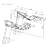 Kitchen cabinet extension MACLEAN MC-497 elevator for overhead cabinets, pull-up mechanism