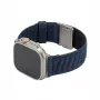 Watch armband GUAN premium for Apple Watch 42/44/45/46/49 mm — Blue Black