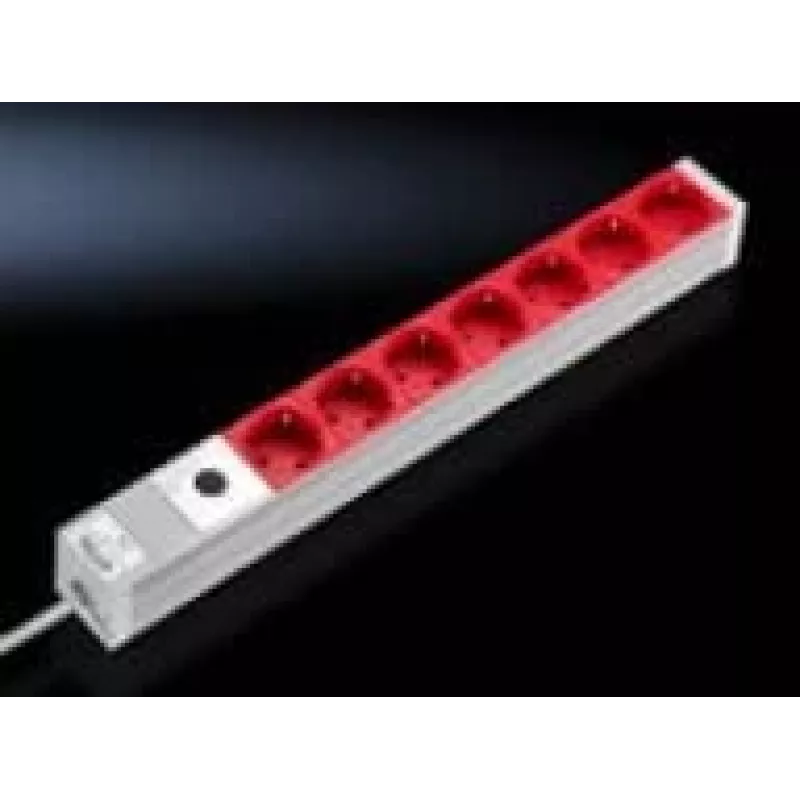 Rittal - Extension Cord (Rack - rack-mountable) - 7 Output Plugs (7240.260)