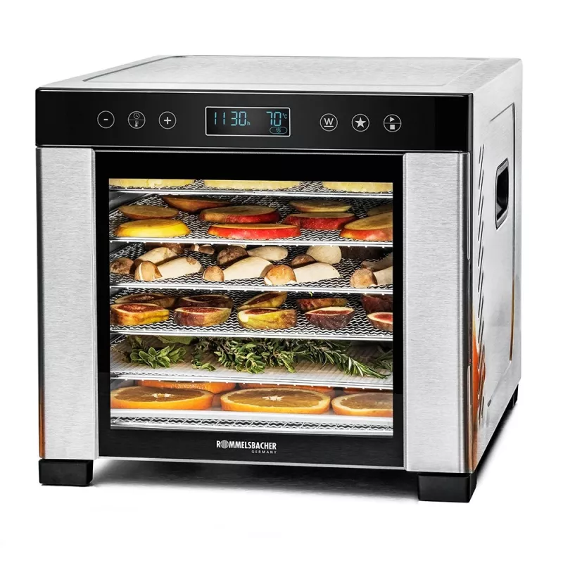 ROMMELSBACHER DA 950, Black, Stainless Steel, Stainless Steel, LCD, 99 h, 6000 cm², 380 x 394 mm