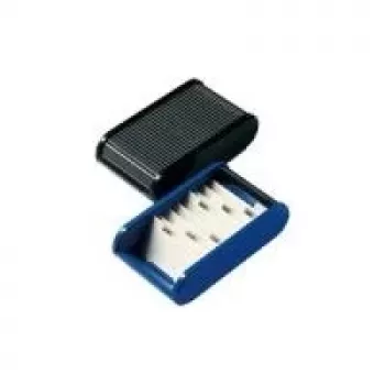helit Visitenkartenbox Blue/black (H6218093)