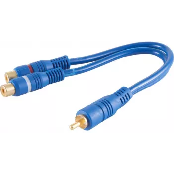 Audio Cable RCA 2 x RCA ShiverPeaks BS40045 0.2m Blue