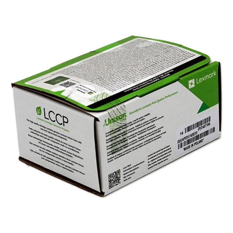 Lexmark 24B7184 toner cartridge 1 pc(s) Original Yellow