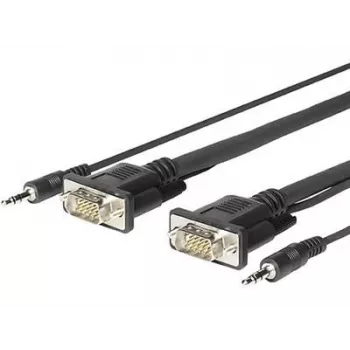 Vivolink PROVGAMCS4.6 video cable adapter 4.6 m VGA (D-Sub) + 3.5mm Black