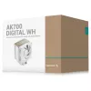 Air cooler DeepCool AK700 Digital WH, 120 mm fan, supports AM5/AM4/LGA 1700/1200/1155/1151/1150, white