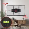 Wall TV mount MACLEAN MC-781 for 66–177.8 cm (26–70 inch) screens, tilt -12–2°, VESA 100x100–400x400, max load 45 kg, black