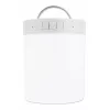 Manhattan Sound Science Bluetooth Speaker, 5 hour Playback time, Range 10m, microSD card reader (32GB), Aux 3.5mm connector, Output 3W, USB-A charging cable included, 1200mAH battery, Bluetooth v5, Built-in hanger, White, 3 Year Warranty