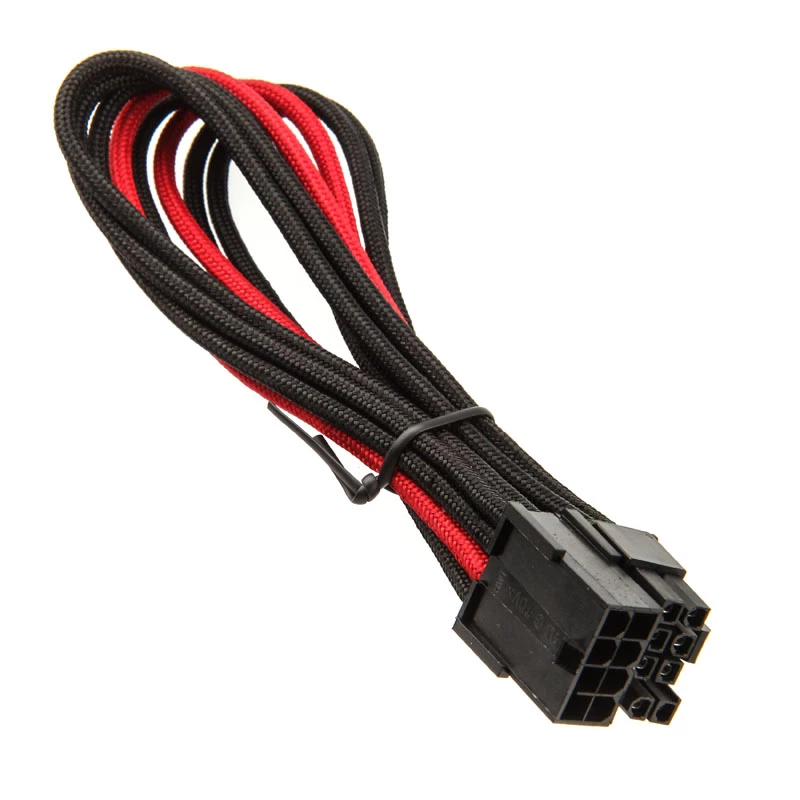 SilverStone PCIe-8-Pin to PCIe-6+2-Pin Cable, 250mm - black/Red