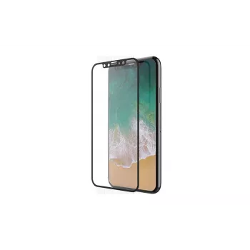 Tempered Glass Screen Protector Devia Van Entire View for iPhone XR 6.1 inch — black