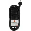 Brennenstuhl Extension socket IP44 2-way black 2,0mH07RN-F 3G1,5 - Extension Cord - AC 230 V - output connectors: 2 - 2 m (1159930)