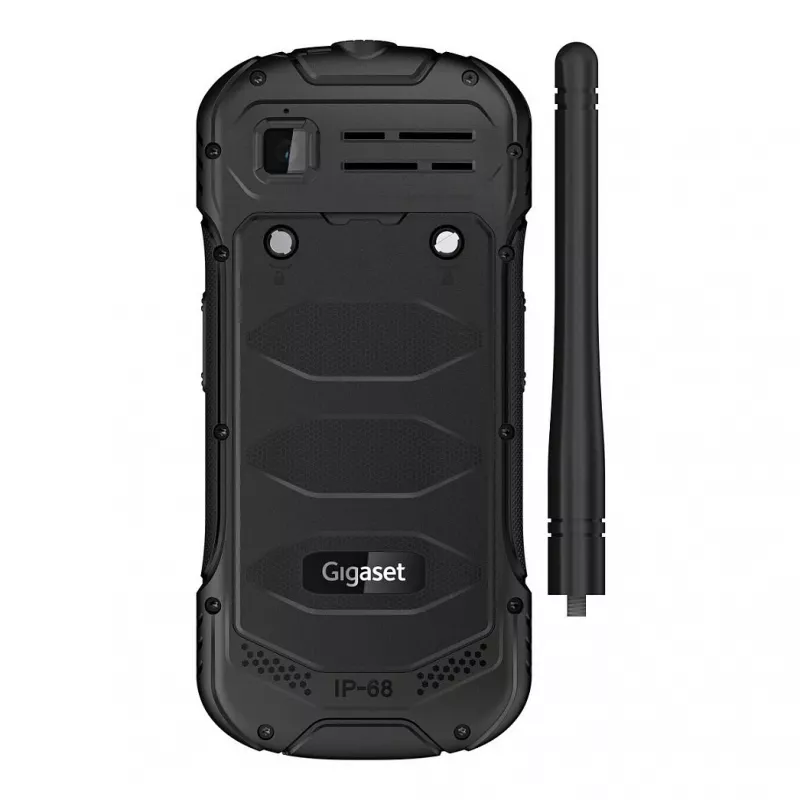 GIGASET GLX 8 ACTIVE black 6,1 cm 2,4 inch Display Push-to-talk Funktion 2500 mAh Battery IP68 2 MP Camera Dual-SIM Bluetooth