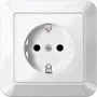 Merten MEG2300-1019 Socket Outlet CEE 7/3 White (MEG2300-1019)