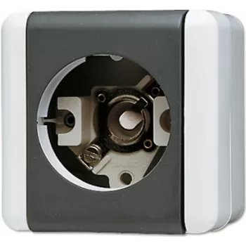JUNG Lichtsignal without Cover 837-14W WG800 IP44 E14 Thread 837-14W (837-14W)