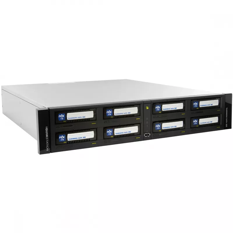 Tandberg RDX QuikStation 8 RM 8-bay 2x 10Gb Ethernet 2U NEW