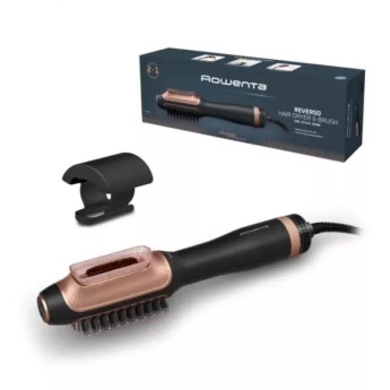 Hot air brush ROWENTA CF9840F0 — Warm technology, 220–240 V, Black/Copper, ionic function