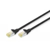 Network Cable Digitus CAT 6A S/FTP RJ-45 7m Black