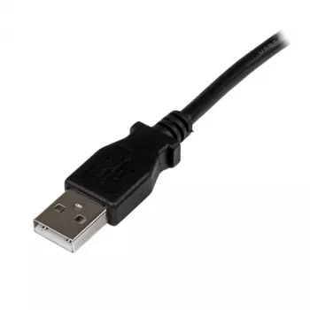 StarTech.com 2m USB 2.0 A to Right Angle B Cable - M/M, 2 m, USB A, USB B, USB 2.0, 0.48 Gbit/s, Black