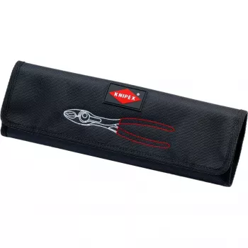 Roll Bag Knipex TwinGrip 00 19 61 Black — empty tool roll for pliers and hand tools