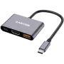 Canyon DS-4 USB Type-C Hub 10000 Mbit/s HDMI USB 3.2 Gen 2