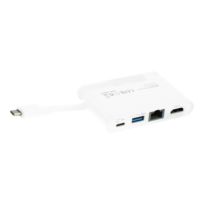 DICOTA USB-C Portable Docking 4-in-1 with HDMI - docking station - USB-C - HDMI (D31730)