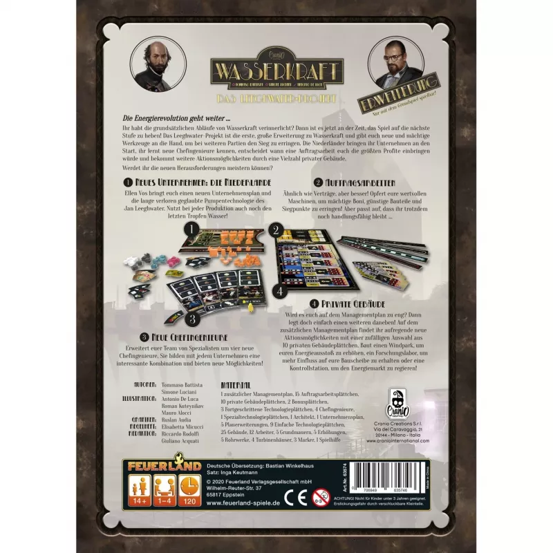 Wasserkraft: Das Leeghwater Projekt, Board Game Expansion