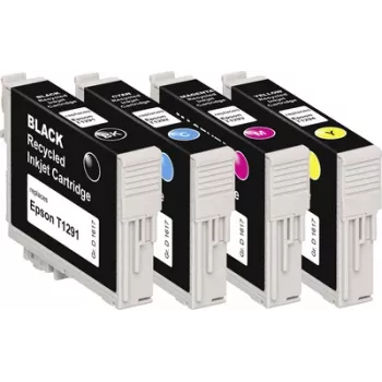 Basetech Ink replaces Epson T1291, T1292, T1293, T1294 compatible Combination-Pack Black, Cyan, Magenta, Yellow BTE125 1617,4050-126
