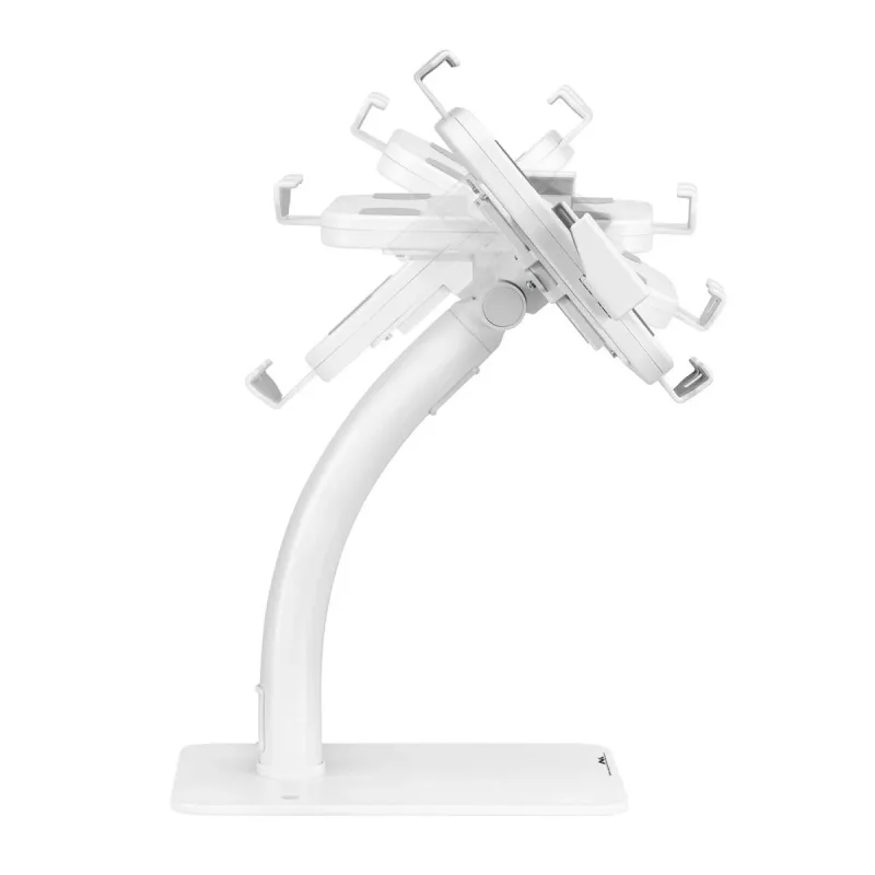 Tablet desk/wall mount MACLEAN MC-468W, white, for 7.9–11 inch tablets, clamp and mounting kit, adjustable tilt