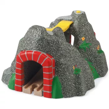 World magic tunnel, railway Grey/Red