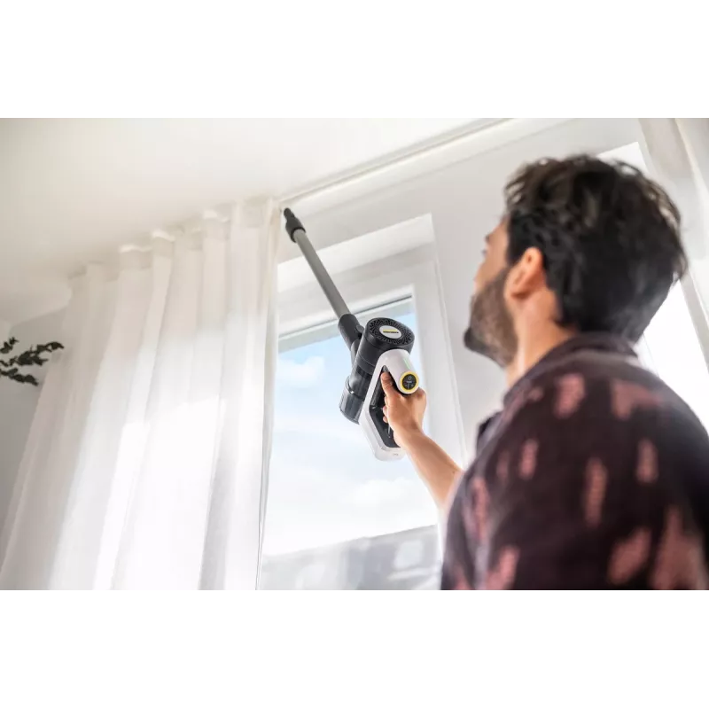 Stick vacuum Kärcher VCS 3 Nano — battery, HEPA filter, bagless 0.6 L, 2.5 Ah, black