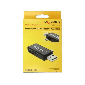 Card Reader DeLOCK 91731 USB 2.0 Black