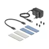 SSD enclosure DeLOCK 42027 Grey M.2 10 Gbit/s USB Type-C