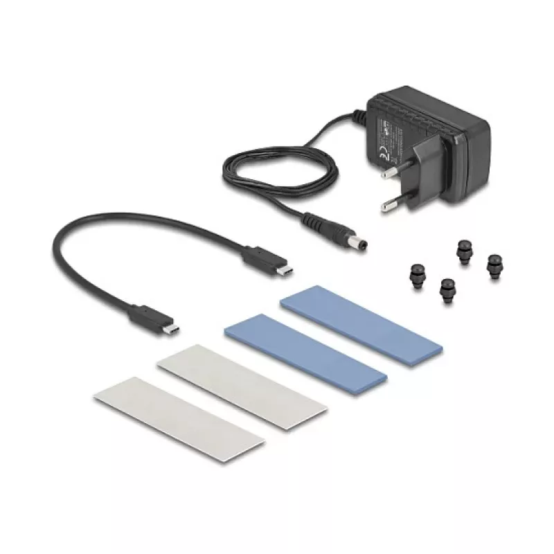 SSD enclosure DeLOCK 42027 Grey M.2 10 Gbit/s USB Type-C
