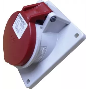 MENNEKES 3473 CEE Panel-Mount Socket TwinContact 16 A 5p Red (3473)