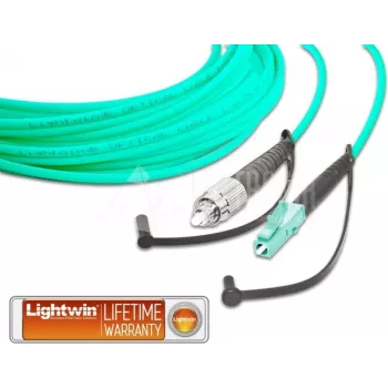 Lightwin High Quality Simplex LWL Patch Cable, MM OM3, FC - LC LWL Patch Cable (LSP-50 FC-LC 2.0 OM3)