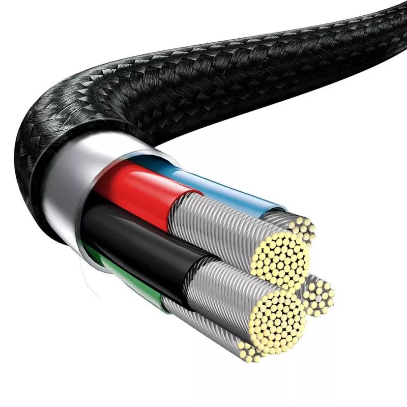 Baseus Rapid 3-in-1 USB cable 1.5 m USB A USB C/Micro USB A/Lightning Black