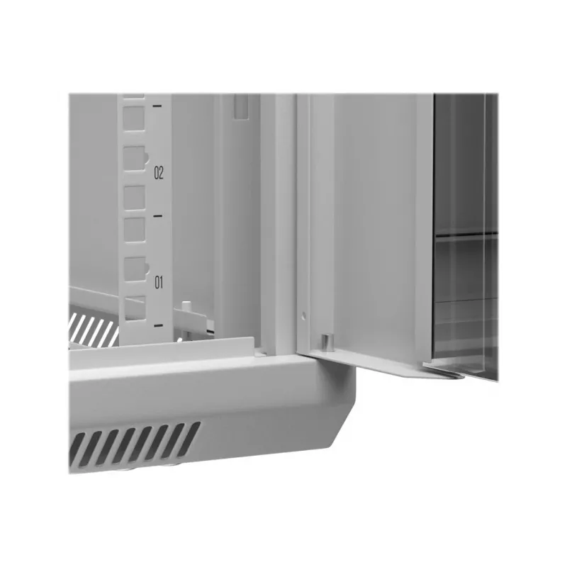 Wall mounted rack Netrack 019-180-645-021 Grey 18U