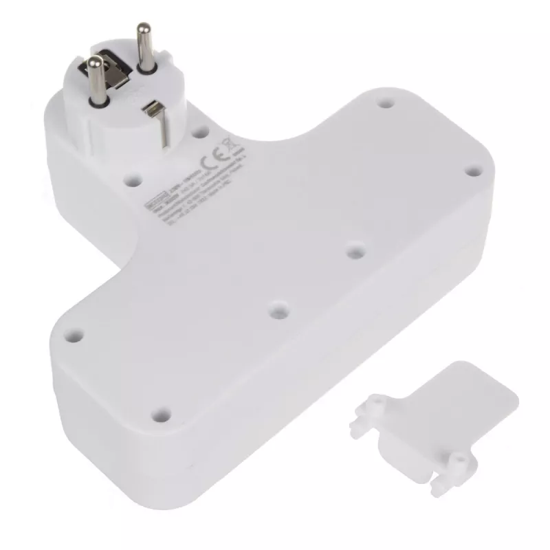 Power socket x4 with switch MACLEAN MCE224 F — 4-way mains outlet with individual switch