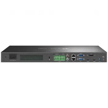 Network Video Recorder TP-Link VIGI 64 Channel NVR, 64ch input, 4K 3840×2160, 16-ch playback, SATA HDD, 64 TB max, 2×LAN, USB-A