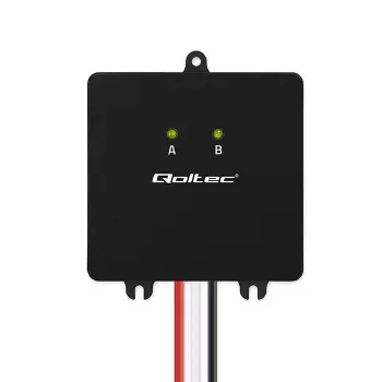 Battery voltage balancer QOLTEC 51097 for 24V (2×12V) batteries, 5A balancing current