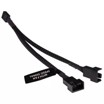 RGB splitter cable Alphacool 18676 Black Plastic 150 mm