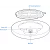Wireless Access Point Teltonika TAP400 Wi‑Fi 6, 2.4/5 GHz, 3000 Mbit/s, PoE, 1x LAN, 3 antennas, White
