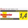 Einhell TE-MX 1600-2 CE - Mörtel - Farbe - Pulver - Schwarz - Rot - M14 - Ergonomisch - 750 RPM - 1600 W