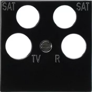 GIRA 025910 Wall Plate/Switch Cover Black (025910)