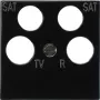GIRA 025910 Wall Plate/Switch Cover Black (025910)