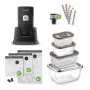 Caso Professional Hand Vacuum Sealer with Accessories | Vacu OneTouch Pro Set | Power 20 W | Black
