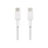 Belkin BOOST CHARGE - USB Cable - 24 pin USB-C (M) to 24 pin USB-C (M) - USB 2.0 - 2 m - White