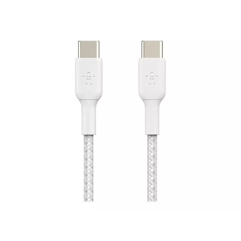 Belkin BOOST CHARGE - USB Cable - 24 pin USB-C (M) to 24 pin USB-C (M) - USB 2.0 - 2 m - White