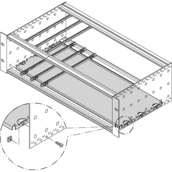 SCHROFF Mounting Plate Standard - Mounting Plate 160T 28TE (34562745)