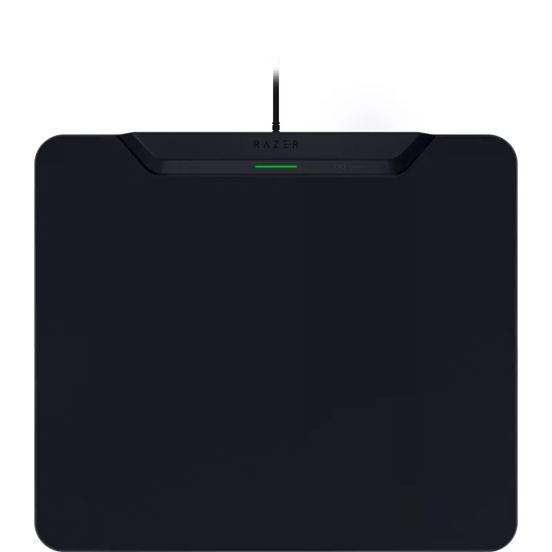 Razer | Wireless Charging Gaming Mouse Mat and Puck, Hard Edition | HyperFlux V2 Wireless Charging System | Gaming Mouse Mat | 360 x 311 mm | Black